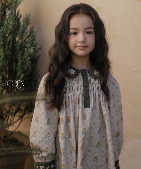 43[予約]OREN camilla color combination dress