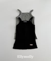 39[予約]ELLYMOLLY dudu rib layer camisole