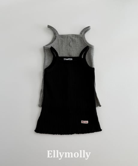 39[予約]ELLYMOLLY dudu rib layer camisole