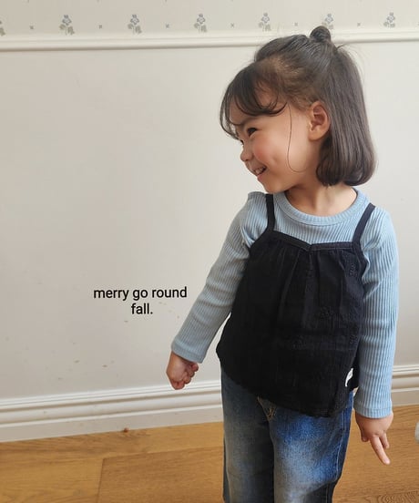 4[予約]merry go round mare rib t-shirt