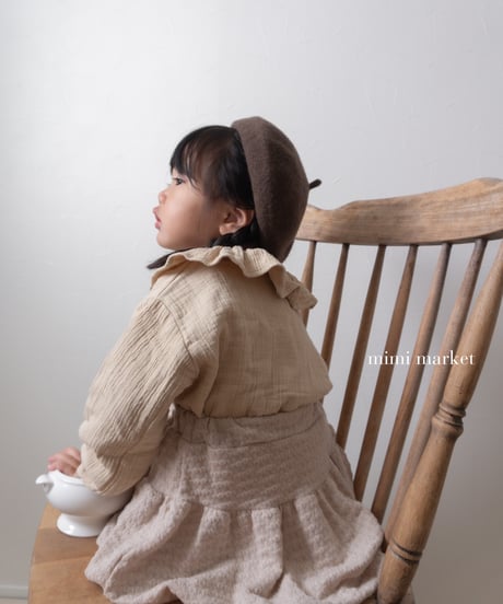 23[予約]mimi market knit balloon skirt