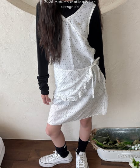 89[予約]matilda&lee layered wrap skirt