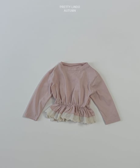 55[予約]LINDO single frill tee