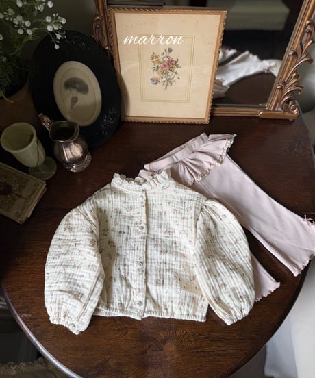 41[予約]marron bebe mary cardigan(6-18m)