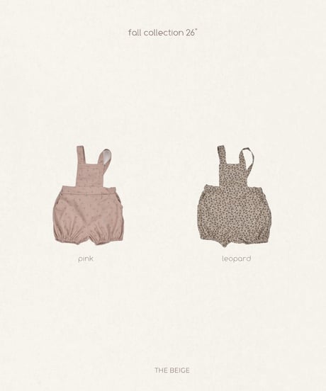 17[予約]送料無料 the beige pumpkin suspender pants