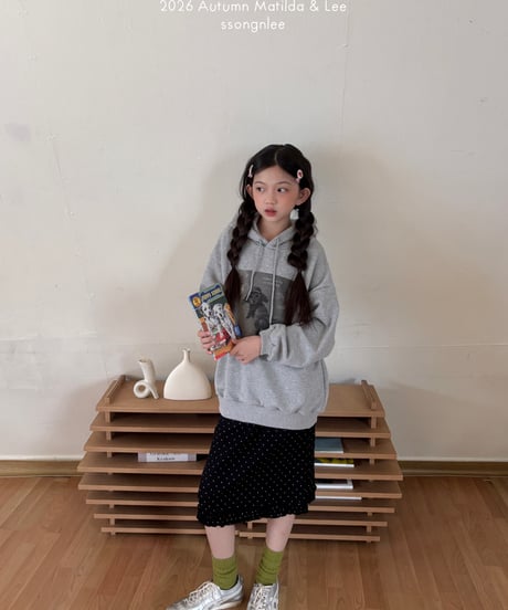 42[予約]matilda&lee jumping dog hoodie