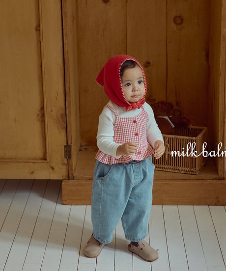10[予約]milkbalm round denim pants
