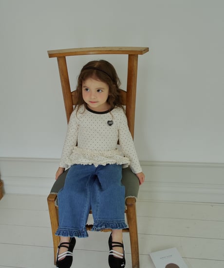 28[予約]momoann frill denim
