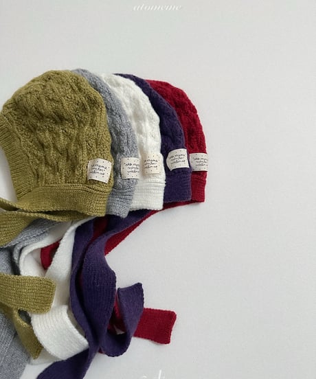 48[予約]atomeme knit muffler bonnet