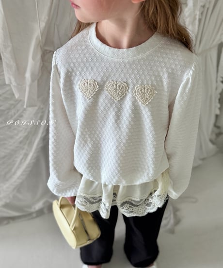 9[予約]poisson heart applique mtm