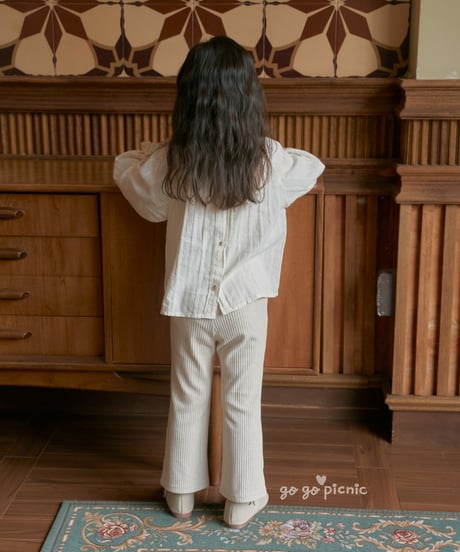 11[予約]go go picnic luna bootcut pants