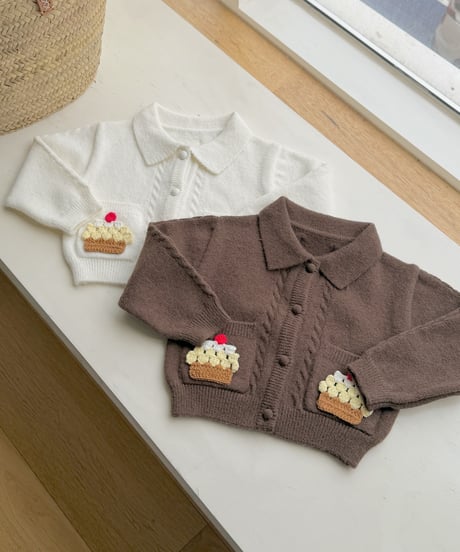 51[予約]ninibello cupcake knit cardigan