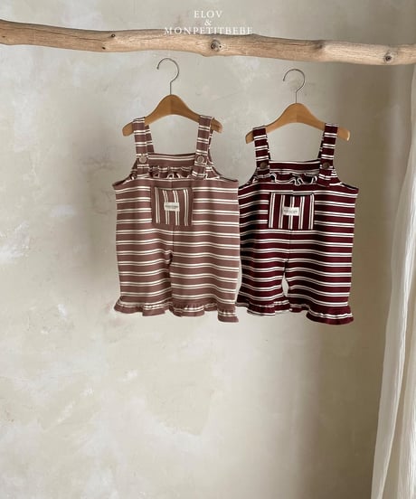 10[予約]elov&monpetitbebe bagely overall
