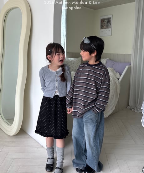 48[予約]matilda&lee dot frill skirt