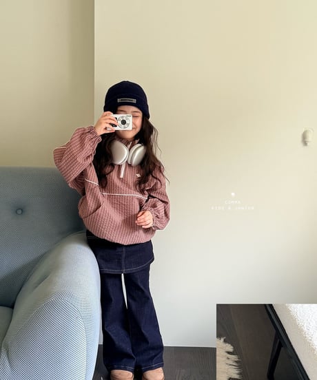38[予約]COMMA half zip windbreaker