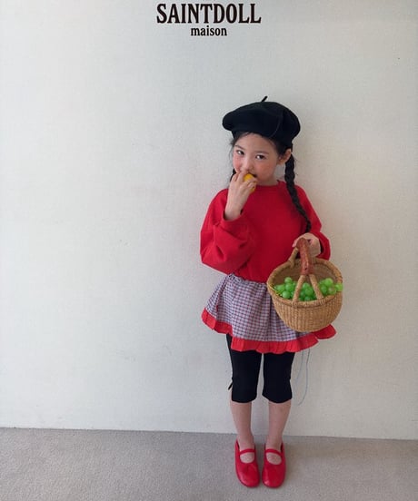57[予約]saintdoll check chips skirt