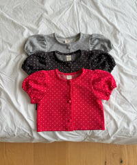 12[予約]ninibello dear dot cardigan