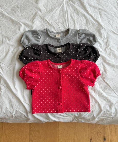 12[予約]ninibello dear dot cardigan