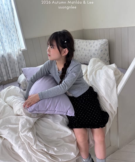 48[予約]matilda&lee dot frill skirt