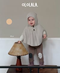 23[予約]ololala hooded cable knit cardigan