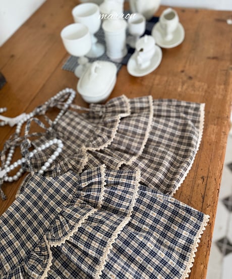 27[予約]marron check cancan ops(XS-L)