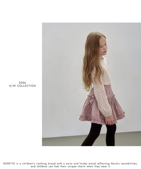 23[予約]ROSETTE mardi skirt(＋junior)