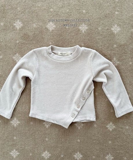 6[予約]melikey diagonal button t