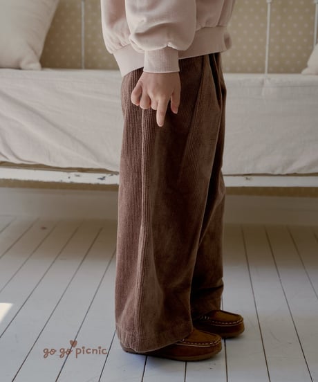 10[予約]go go picnic cocoa pants