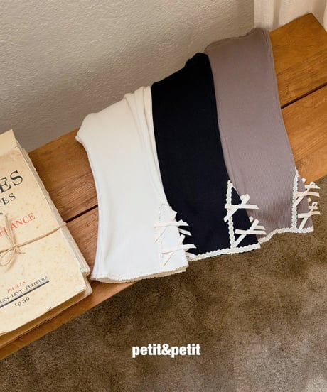 36[予約]petit&petit may lace flare pants
