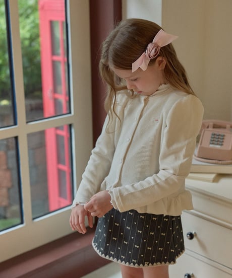 5[予約]berryberry sappun frill cardigan