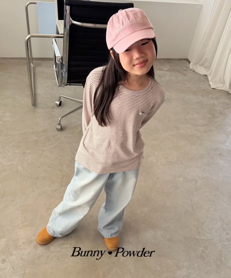 36[予約]bunny powder cotton tee