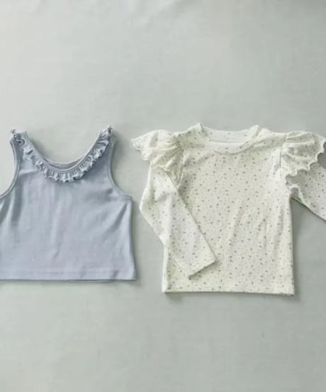 7[予約]aiai romantic layered tee set