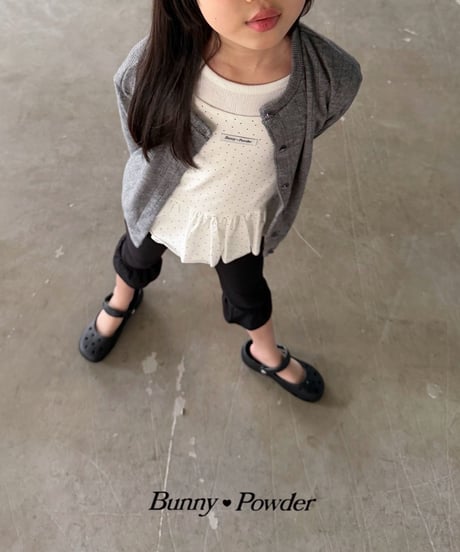 13[予約]bunny powder dot layered camisole