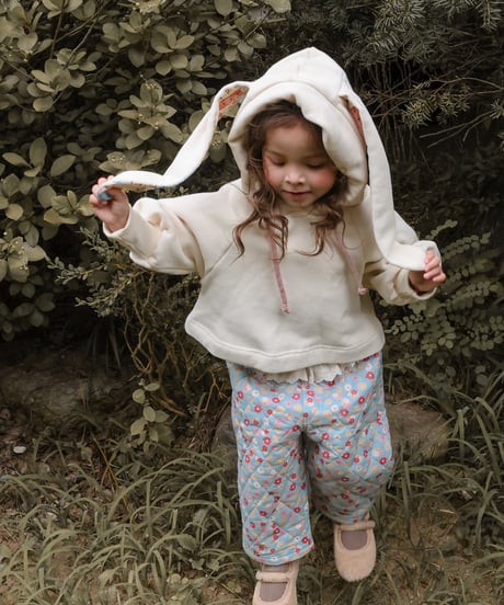 21[予約]FLO bunny hooded t-shirt