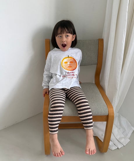 9[予約]nightbebe annoying orange long sleeve tee