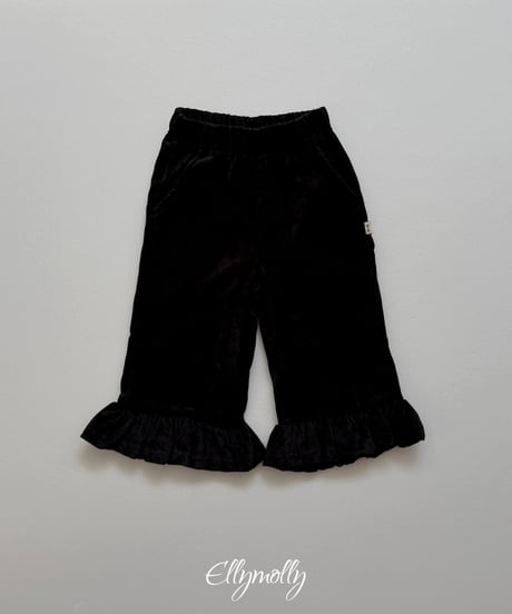 54[予約]ELLYMOLLY holic fleece line frill pants