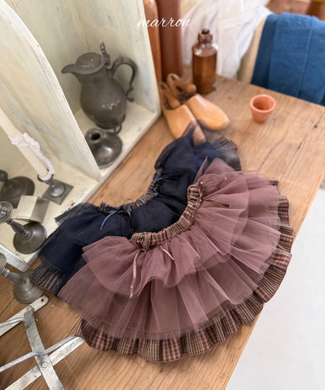 26[予約]marron maple skirt(XS-L)