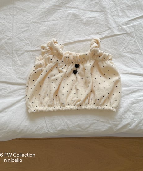 22[予約]ninibello arm terry bustier