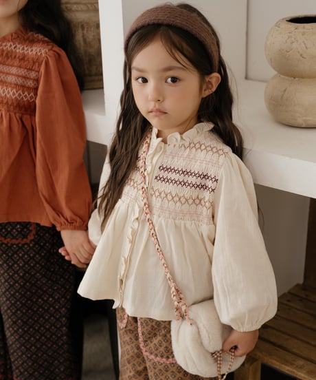 2[予約]OREN merci smoke blouse