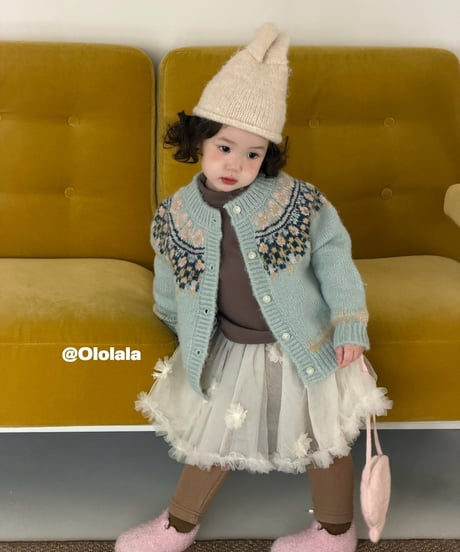 31[予約]ololala oriental knit cardigan
