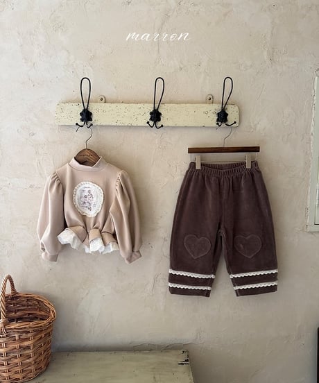 35[予約]marron heart pants(XS-L)