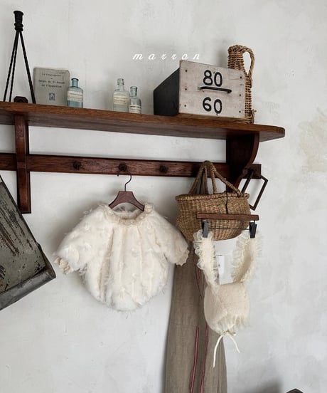 49[予約]marron lumina fur suit(6-18m)