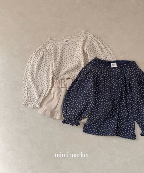 34[予約]mimi market pleated collar tee