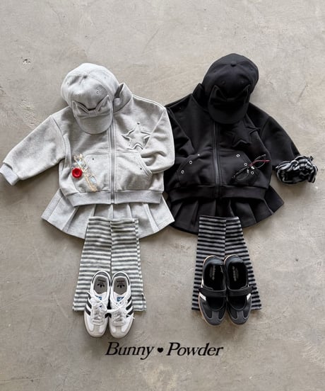 68[予約]bunny powder knit scrunchie