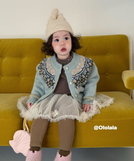 31[予約]ololala oriental knit cardigan
