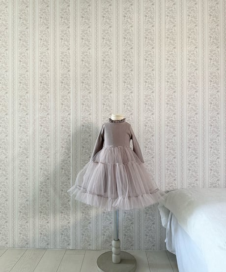 3[予約]monbebe ribbed tulle ops