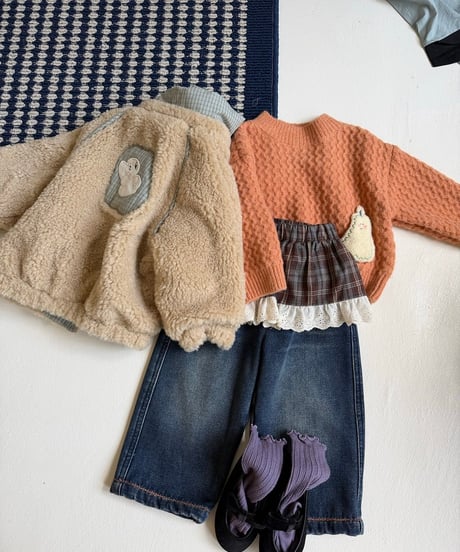 52[予約]aiai check reversible jacket