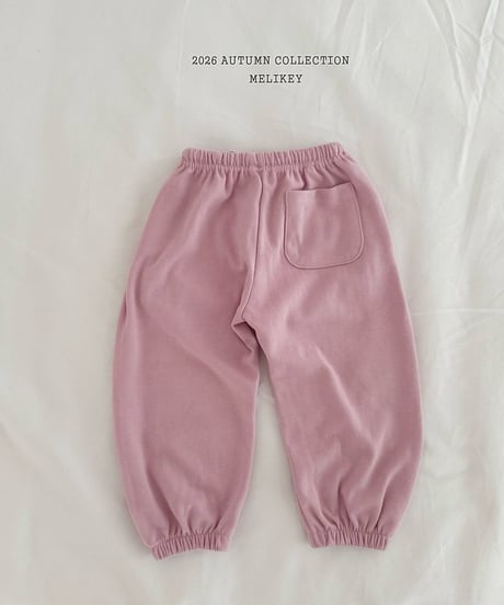 41[予約]melikey button jogger pants