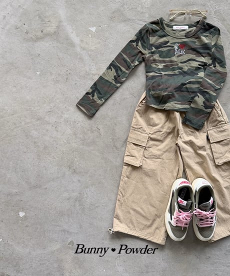 7[予約]bunny powder goat cargo pants