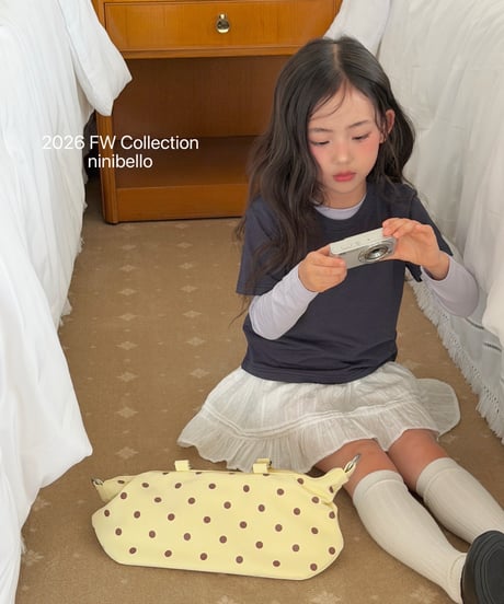 31[予約]ninibello corduroy skirt